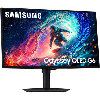 Samsung Odyssey OLED G6 G61SH 27" 1440p HDR 240 Hz Gaming Monitor