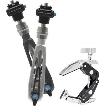 DigitalFoto Solution Limited IRON-C100G 11" Damping Hover & F22 Quick Release Magic Arm with Heipi C100 Super Clamp (Starship Gray)