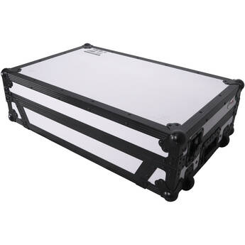 ProX Flight Case with Shelf and Wheels for Pioneer XDJ-XZ System (Black on White)