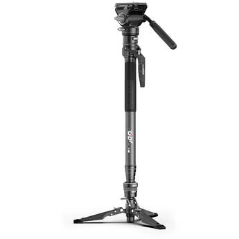 COMAN M1 Pro V5 Monopod with Fluid Head & Dual Quick Release Modules
