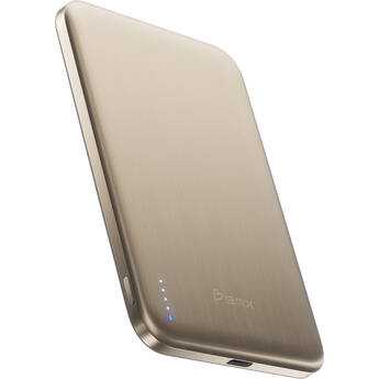 BMX SolidSafe AIR 5K Magnetic Solid-State Power Bank (5000mAh, Gold)