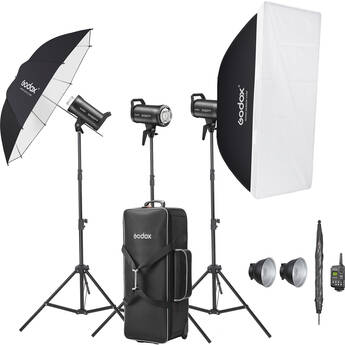 Godox SK300III-V Studio Flash Monolight (3-Light Kit)