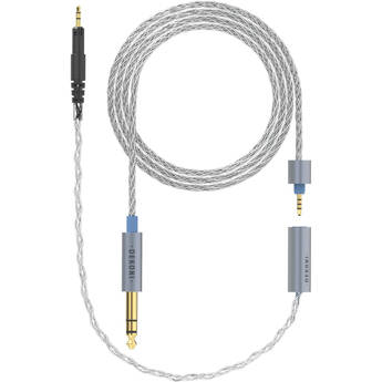 Dekoni Audio Ensemble Silver-Plated Copper Twist Jacket Unbalanced 1/4" to ATH-M Series Connector Modular Cable System (64")