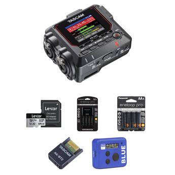TASCAM FR-AV2 Compact 32-Bit-Float Field Recorder Timecode Kit