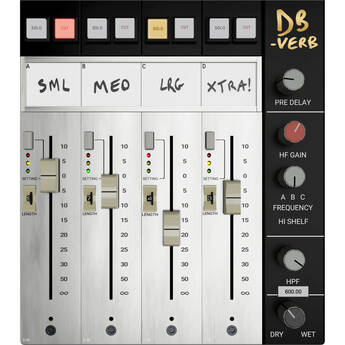 Make Believe Studios DBVerb David Bendeth Signature Reverb Plug-In