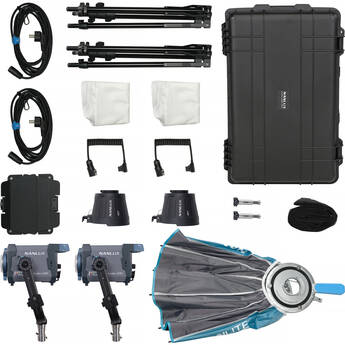 Nanlux Evoke 150C RGB LED Spotlight (2-Light Kit)