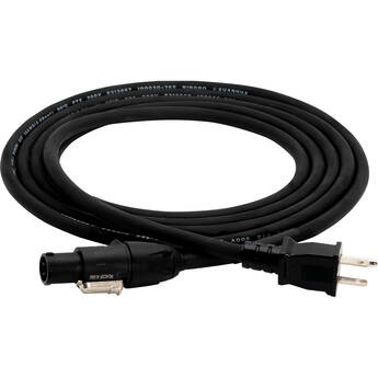 Hosa Technology REAN 14 AWG Power X to NEMA 5-15P Lockable Power Cord (25')