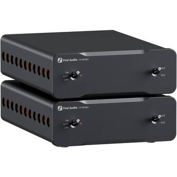 Fosi Audio V3 Mono Dual Mini Monoblock Power Amplifier Combo with 48V 10A Power Supply
