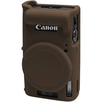 Easy Hood Silicone Protection Case for Canon PowerShot ELPH 360 (Brown)