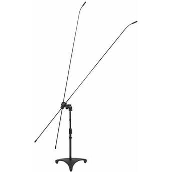 Galaxy Audio CBM-362D 57" Dual Carbon Boom Installation Condenser Microphone with 62" Stand and T-Bar