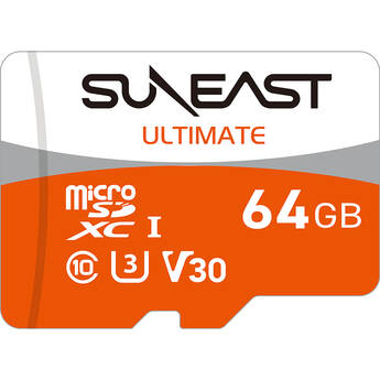 SUNEAST 64GB Ultimate Orange UHS-I microSDXC Memory Card