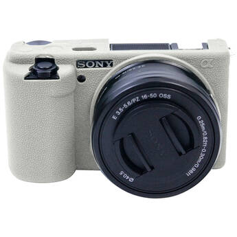 Easy Hood Silicone Protection Case for Sony ZV-E10 (Beige)