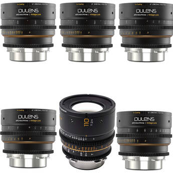 Dulens APO Mini Prime T2.4/T2.6 6-Lens Set (ARRI PL, Black)