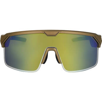 Chamelo Music Shield Glasses (Gold, Gold Frame)
