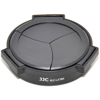 JJC Auto Lens Cap for Panasonic DMC-LX7 & Leica D-LUX6 (0.54"-Deep, Black)