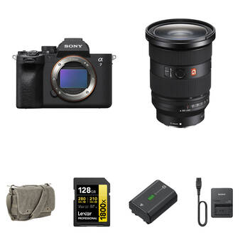 Sony a7 IV Mirrorless Camera with 24-70mm f/2.8 II Lens and Essentials+ Kit