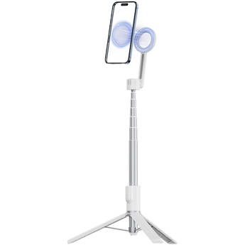 Ulanzi MG-003 Magnetic Phone Selfie Stick and Tripod (White)