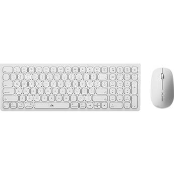 ALOGIC ASKBT2WCWH Echelon Compact Rechargeable Wireless Keyboard and Mouse Combo (White)