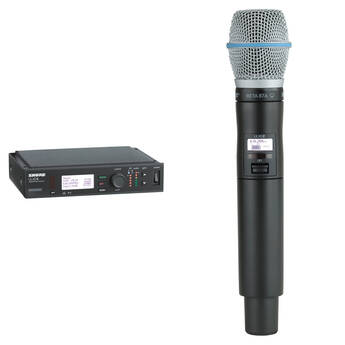 Shure ULX-D Digital Wireless Handheld Microphone Kit with Beta 87A Capsule (H50: 534 to 598 MHz)