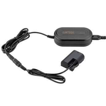 Watson CBA-C6 AC Adapter and DC Coupler Replaces Canon LP-E6P Battery