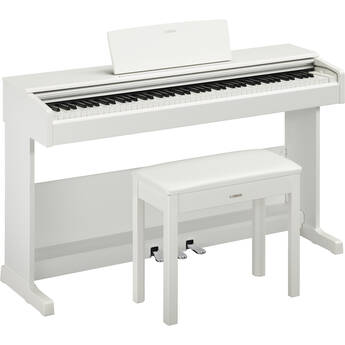 Yamaha ARIUS YDP-105 88-Key Console Digital Piano with Bench (White)
