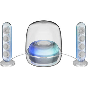 Harman Kardon SoundSticks 5 2.1-Channel Bluetooth Speaker System with HDMI (White)