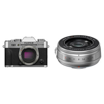 FUJIFILM X-T30 III Mirrorless Camera with 23mm f/2.8 R WR Lens Kit (Silver)