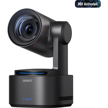 OBSBOT Tail 2 AI-Powered PTZR 4K Live Production Camera (NDI Activated)