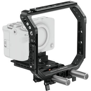 Bright Tangerine Halo Universal Base Kit for Small Cameras (Short)