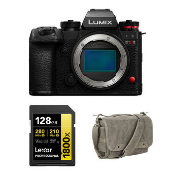 Panasonic LUMIX S1R II Mirrorless Camera with Basic Bundle