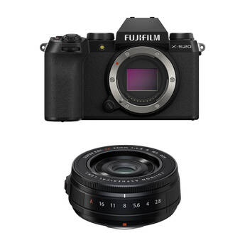FUJIFILM X-S20 Mirrorless Camera with 23mm f/2.8 Lens Kit