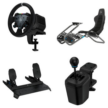 Logitech G RS50 Racing Wheel, Shifter, Pedals & Simulator Seat Kit (PC, PlayStation 4/5)
