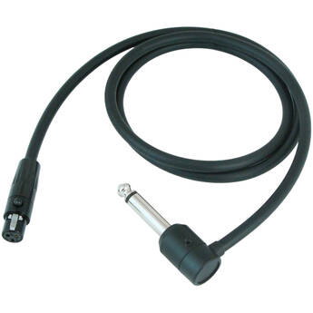 Cable Techniques LPG-LROUT Stage & Studio Premium TA3F 3-Pin Mini-XLR to Low-Profile Right-Angle 1/4" TS Cable (3')