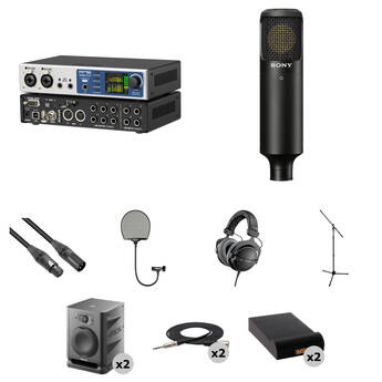 RME Fireface UCX II 40-Channel USB-B Audio/MIDI Interface with Home Studio Kit