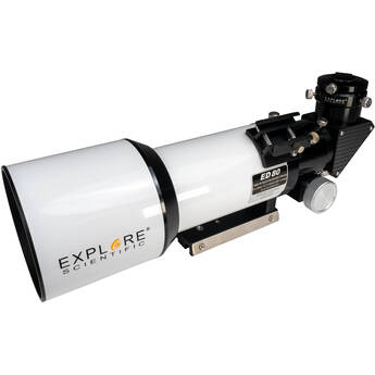 Explore Scientific ED80 Essential Series Refractor Telescope and Field Flattener Bundle