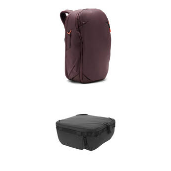 Peak Design Travel Backpack with Medium Camera Cube V2 Kit (Eclipse, 30L)