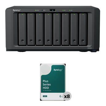 Synology 48TB DiskStation DS1825+ 8-Bay NAS Enclosure Kit (8 x 6TB)
