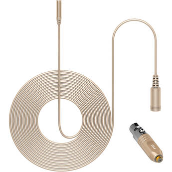 Deity Microphones W.Lav DA4 Bundle Omnidirectional Lavalier Microphone with Microdot to TA4F Adapter (Beige)