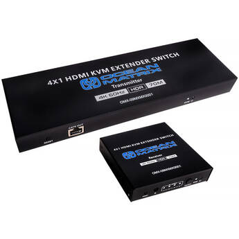 Ocean Matrix 4x1 4K60 HDMI KVM Extender Switch