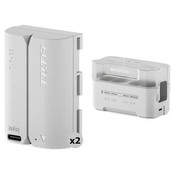 Tilta LP-E6P Kit with 2 Batteries and 4-Bay USB Charger (Off-White)