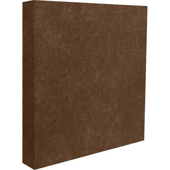 Auralex AuraPanel Fabric Wrapped Wood Frame Absorption Panel (SonoSuede Brown, 3.7 x 24 x 24")