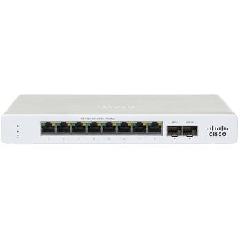 Cisco Meraki MS130-8P 8-Port Gigabit PoE+ Compliant Managed Network Switch