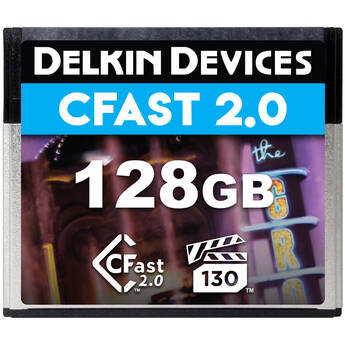 Delkin Devices 128GB CFast 2.0 Memory Card