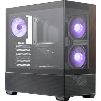 Cooler Master Elite 690 Wood ATX Tower Case (Black)