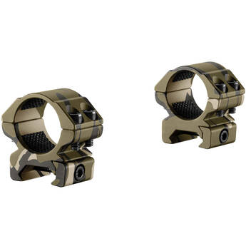 Hawke Sport Optics 2-Piece Match Mount for Weaver Rails (1", Low, Mossy Oak Bottomland Camo)