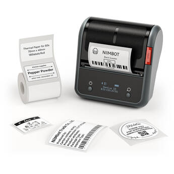NIIMBOT B3SP 3" Portable Thermal Label Printer (Black)