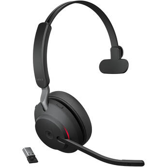 Jabra Evolve2 65 Mono MS Teams Wireless On-Ear Headset