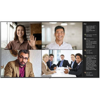 LG Express Room Solution 2.0 55" Commercial Monitor, Video Bar & Tabletop Stand for Microsoft Teams Rooms