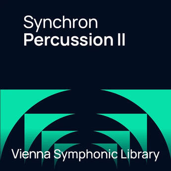 Vienna Symphonic Library Synchron Percussion II Full Library Upgrade Virtual Instruments Collection (Download)