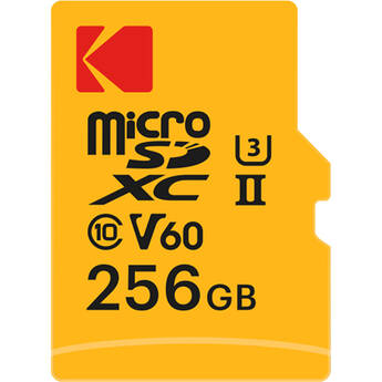 Kodak 256GB Ultra Pro Performance UHS-II microSDXC Card with SD Adapter